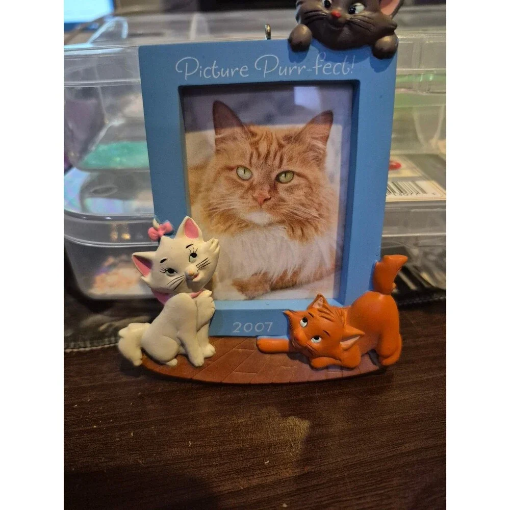 HALLMARK KEEPSAKE PICTURE PURR-FECT! ORNAMENT 2007 DISNEY'S THE ARTISTOCATS BOX